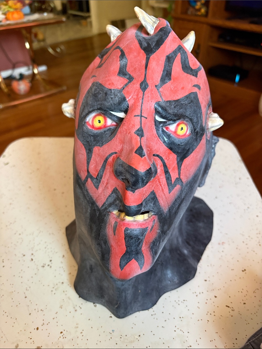 Star Wars Episode 1 Darth Maul latex rubber mask.